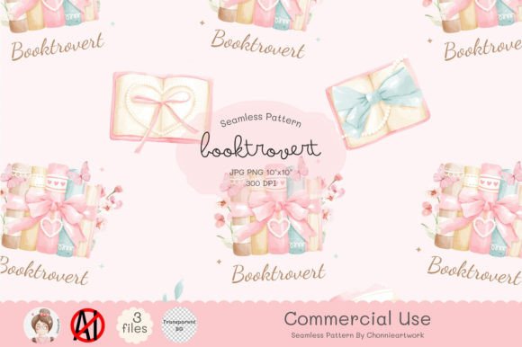 Booktrovert Seamless Patterns: A Designer’s Honest Look at This Charming Asset