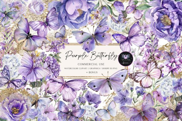 Butterflies Watercolor Clipart: A Designer's Secret for Whimsy & Elegance