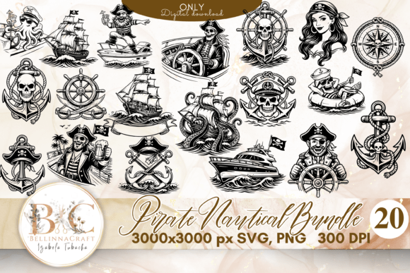 Unleash Your Inner Captain: The 20 Pirate SVG Bundle